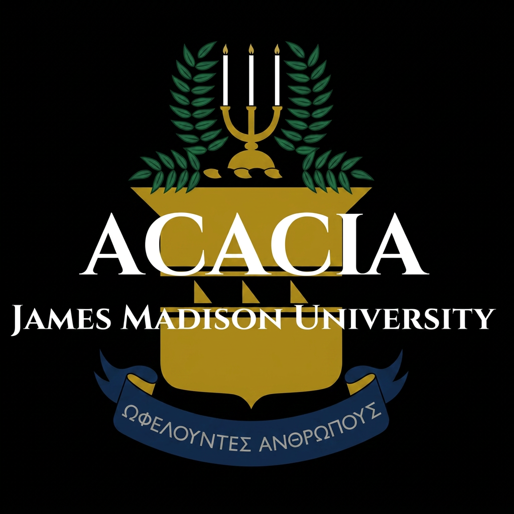 Acacia Fraternity JMU chapter crest